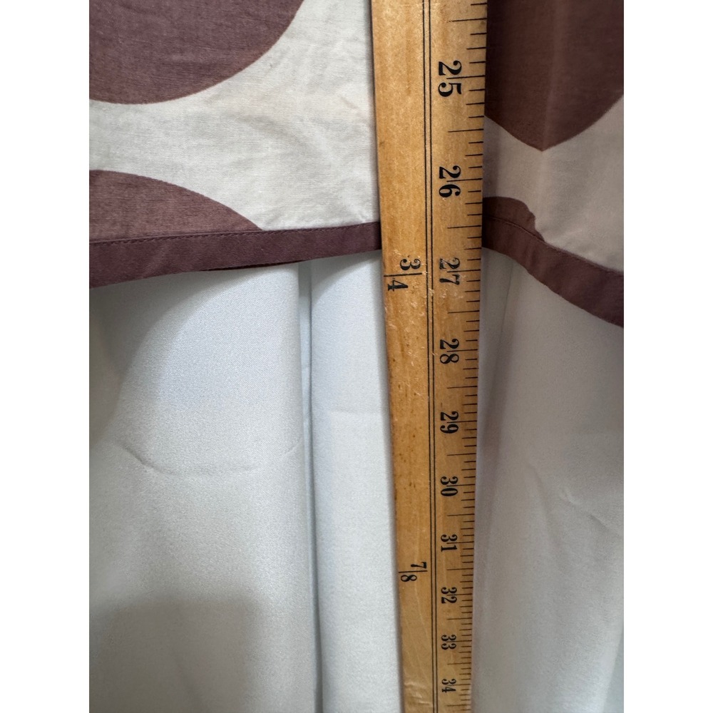 Boden Brown Cream Polka Dot A-Line Midi Skirt Size 10L - Picture 5 of 8